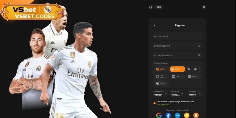 Đăng Ký vsbet 1 Lý do nên thực hiện đăng ký Vsbet