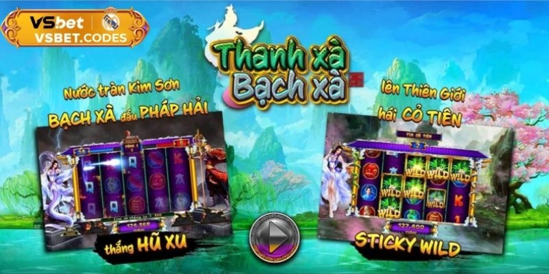 Thanh Xà Bạch Xà Vsbet - Hướng Dẫn Chơi Slot Chuẩn Xác 1 Biểu tượng rắn vàng cổ điển tỏa ánh sáng huyền ảo