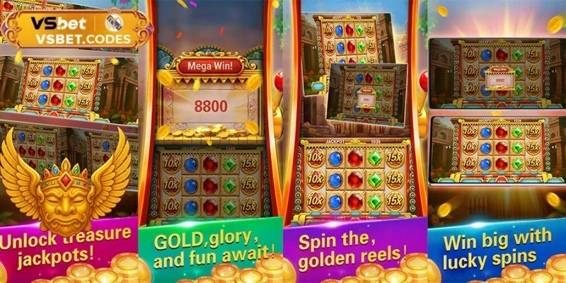 Biểu tượng vàng giả kim Vsbet tỏa sáng khi trúng thưởng lớn